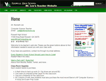 Tablet Screenshot of mrleecomputing.org